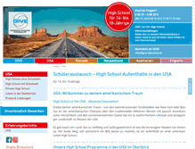Tablet Screenshot of give-highschool-usa.de